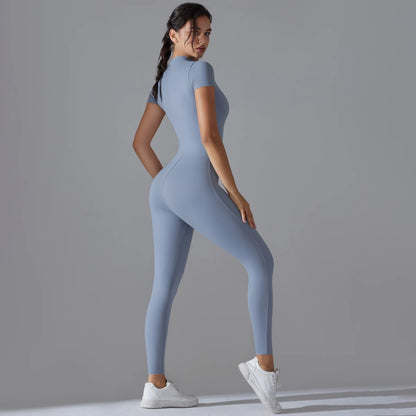 Women Bodysuits Fitness Sports Bodysuit Yoga Suit Breathable Quick Drying Sports 
