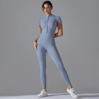 Women Bodysuits Fitness Sports Bodysuit Yoga Suit Breathable Quick Drying Sports 