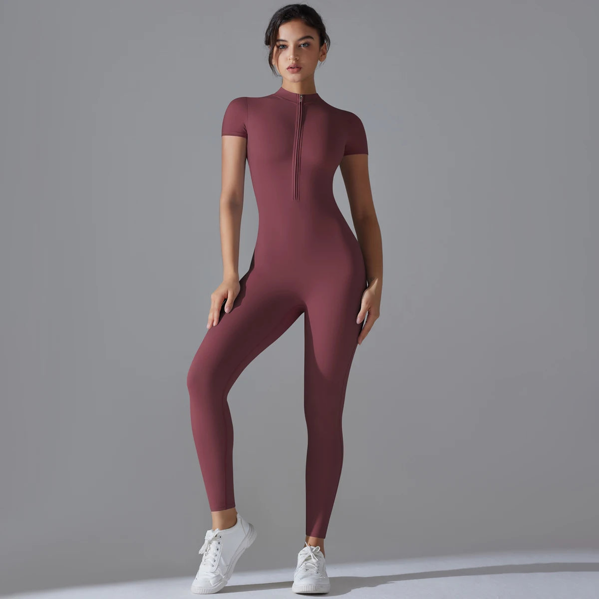 Women Bodysuits Fitness Sports Bodysuit Yoga Suit Breathable Quick Drying Sports 