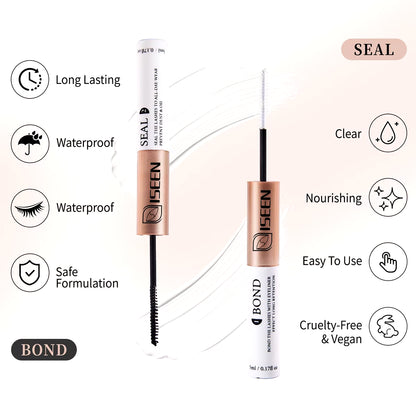 DIY Lash Extension Mix Styles Lash Clusters Individual with Bond&Seal Remover Tweezers Lash Brush for Self Application